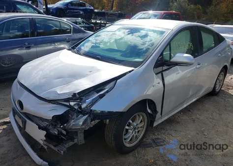2018 Toyota Prius Two from USA, damaged, VIN JTDKBRFU4J3583075
